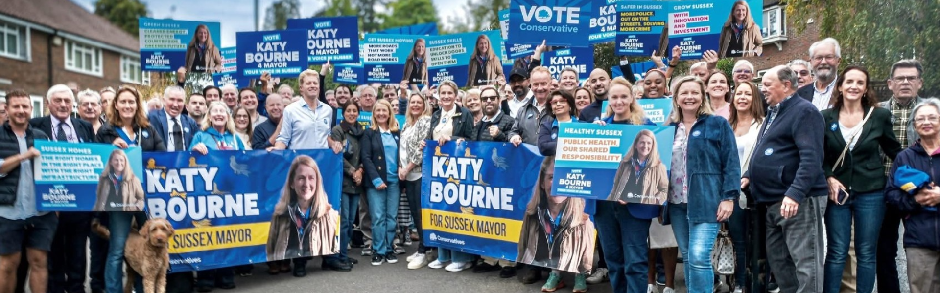 Welcome Image Katy Campaigning 2025