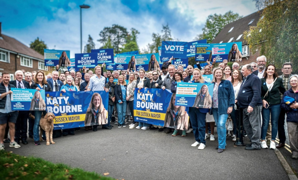 Welcome Image Katy Campaigning 2025