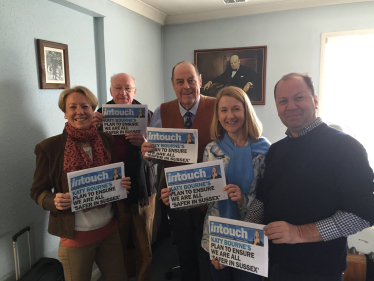 Katy Bourne and Team Mid Sussex